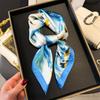 Luxury Silk Scarf 70*70Cm Square Print Women Shawl Headband Small Hair Scarves Female Neckerchief Hijab Wrap