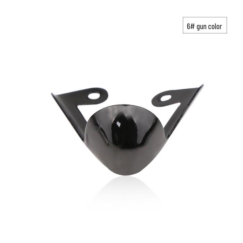 Women's Pointed Toe High Heel Protector - Leather Anti-Kick Decorative Cover with Metal Cap for Shoe Protection.