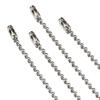 10pcs Stainless Steel Ball Beading Chains 8-20cm Connector for Key Chain/Dolls/Label DIY Bracelet Jewelry Making Accessorise