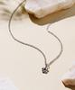 Jbans Classic Donut Flower Pendant Chain Necklace (C2601-An988_Sv)