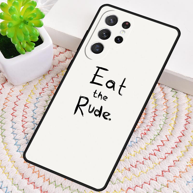 Hannibal Eat The Rude weiche Silikon-Handyhülle für Samsung Galaxy note 10 pro S26 S25 S24 S23 S22 S21 Plus S25Ultra Capa Cover