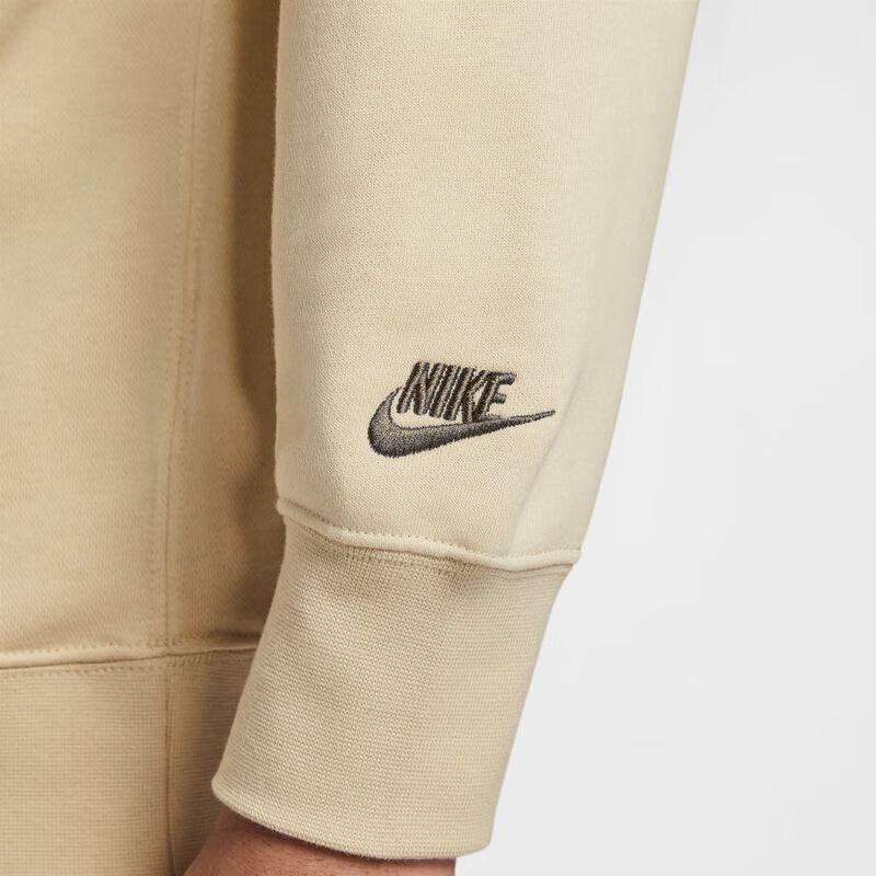 Nike Crew Comfortable Round Neck Pullover Long Sleeve Sweatshirt Men sweatshirt Beige IB1496-229