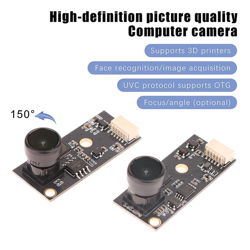 1080PHD USB Camera Module For 3D Printer Fixed Focus 130/150 Degrees Free Drive USB2.0 UVC OTG For Linux