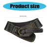 Party Rivet Studded Belt for Adult All Matching Belt Waistband PU Leather Belt Elegant Pants Jeans Belt for Women Men
