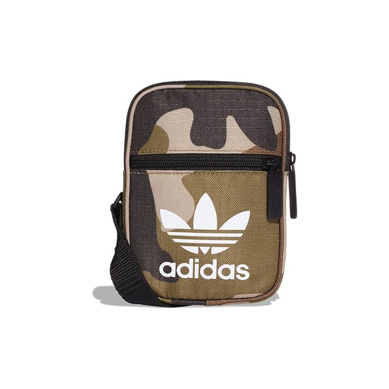 Adidas Originals Casual Sports Camouflage Zipper Polyester Shoulder Crossbody Bag Unisex Bags Multicolor DV2476 Multicolor