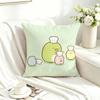 Japan Anime S-Sumikko Gurashi  Square Double-Sided printed Pillow Case Bedroom Bedside Pillow Sofa Cushion Cover