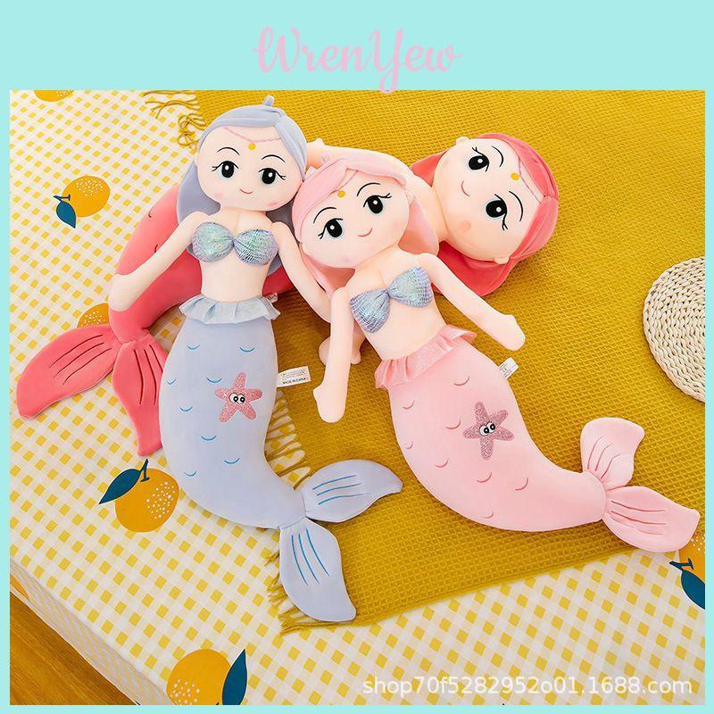 Adorable Mermaid Stuffed Plush Doll Soft Toy Perfect For Girls Birthday Gifts
