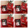 Santa Claus Ceramic Mug Gift Set with Lid and Spoon – Christmas Souvenir