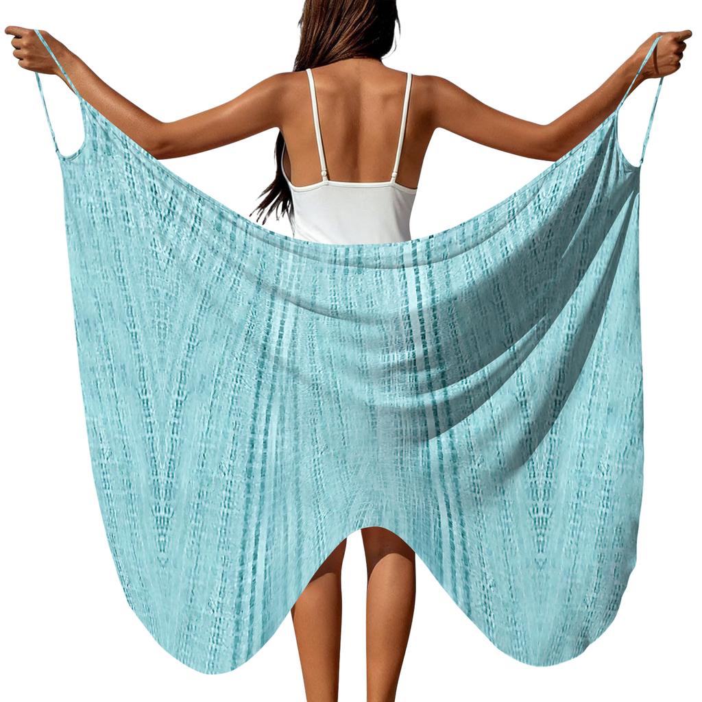 Large Floral Print Lightweight Beach Sarong Wrap Soft Breathable Bohemian Style Cover Up for Women Vacation