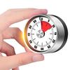 Cronometru Mecanic Portabil de Bucătărie 55 de Minute Magnetic Vizual Cronometru Numărătoare Inversă pentru Gătit Copt Pomodoro Studiu Jocuri Copii Gestionare Timp în Clasă