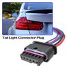 For BMW 1 2 3 4 Series F20 F21 F22 F23 F30 F31 F32 F33 F36 6Pin Rear Tail Light Lamp Connector Pigtail Plug Prewired 61132359993