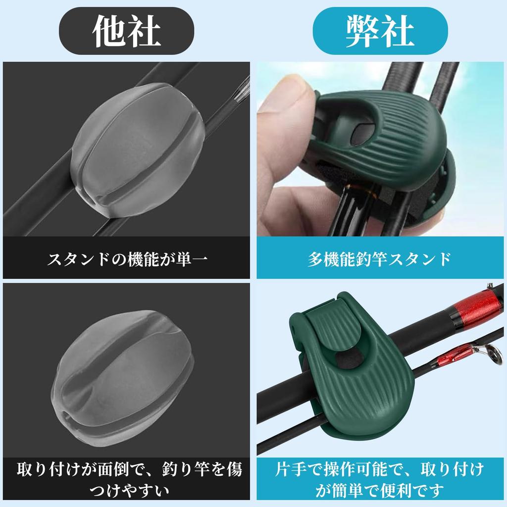Fishing Rod Clip, Pole Clip Set, Fishing Rod Fixing Clip,