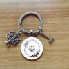 Legal Keychain: Scales of Justice & Gavel Charm - Perfect for Lawyers