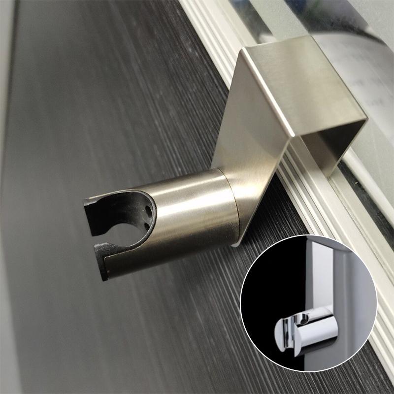 Držák na háček na bidetovou spršku Bez hřebíků Nerezová ocel Toaleta Koupelnový doplněk Nástěnný držák na sprchovou hlavici