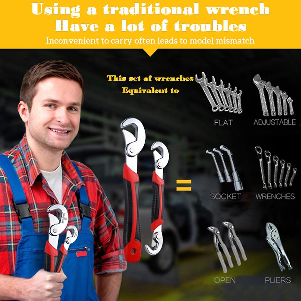 Adjustables Universal Wrench for Disassembly Heavy-Duty Durable Repair Tool for Sanitary Ware Install