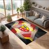 Lens FC Soccer Football Pattern Soft Area Rug Non Slip Indoor Floor Carpet Sports Decor Mat for Bedroom