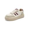 Augustine Red Dexun Shoes, New Autumn Muffin Platform Sports and Leisure Board Shoes