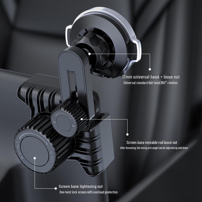 MagSafe Wireless Car Charger & Phone Holder with Magnetic Bracket for Fast Charging