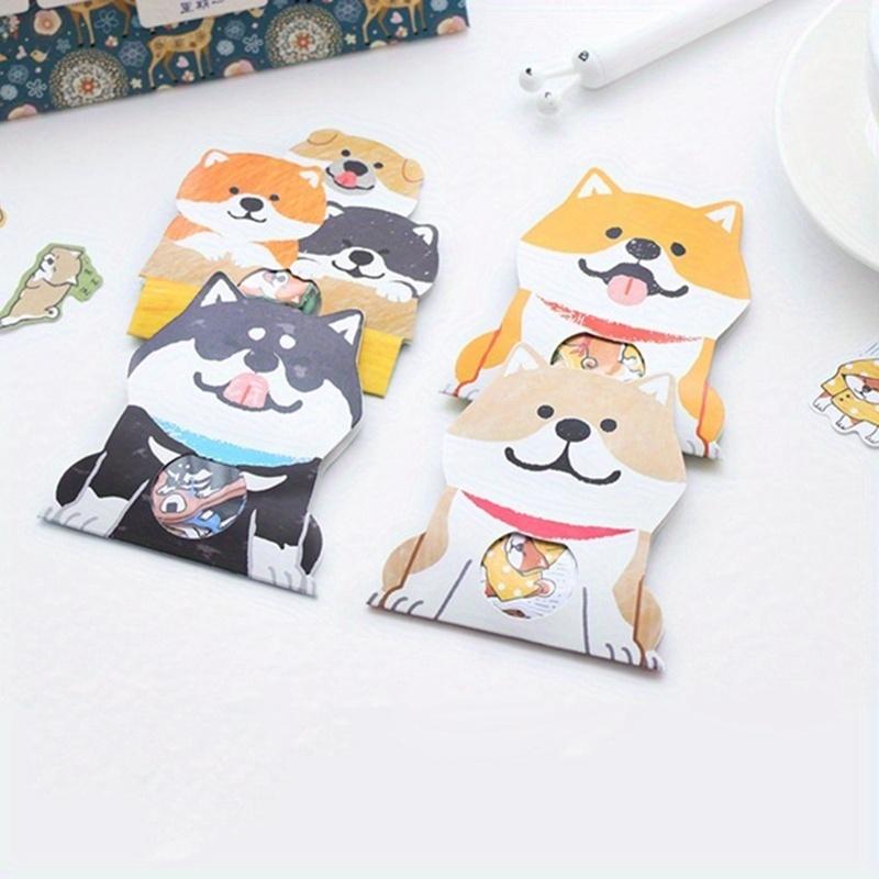 Sevimli Köpek Çıkartmaları Kırtasiye Yaratıcı Kendin Yap Günlük Albüm Dekorasyonu Çıkartma Paketi Kawaii Papeleria