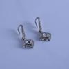 Stylish Square Zircon Earrings for Women - European and American Design