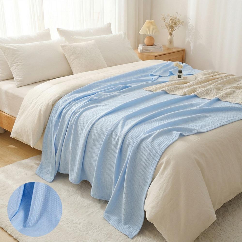 Bamboo Fiber Air-Conditioning Comforters Thin Summer Quilt Simple Summer Cooling Blanket  Bedroom