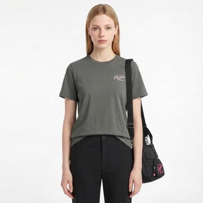 MunSingwear Women S eSSenTial Round T ShirT Dark Grey mr122pTS34