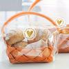 20Pcs/Sheet Heart Adhesive Packaging Label, Wedding Invitations Heart-shaped Envelope Seal Stickers, Gift Bag Packaging Box Sealing Stickers