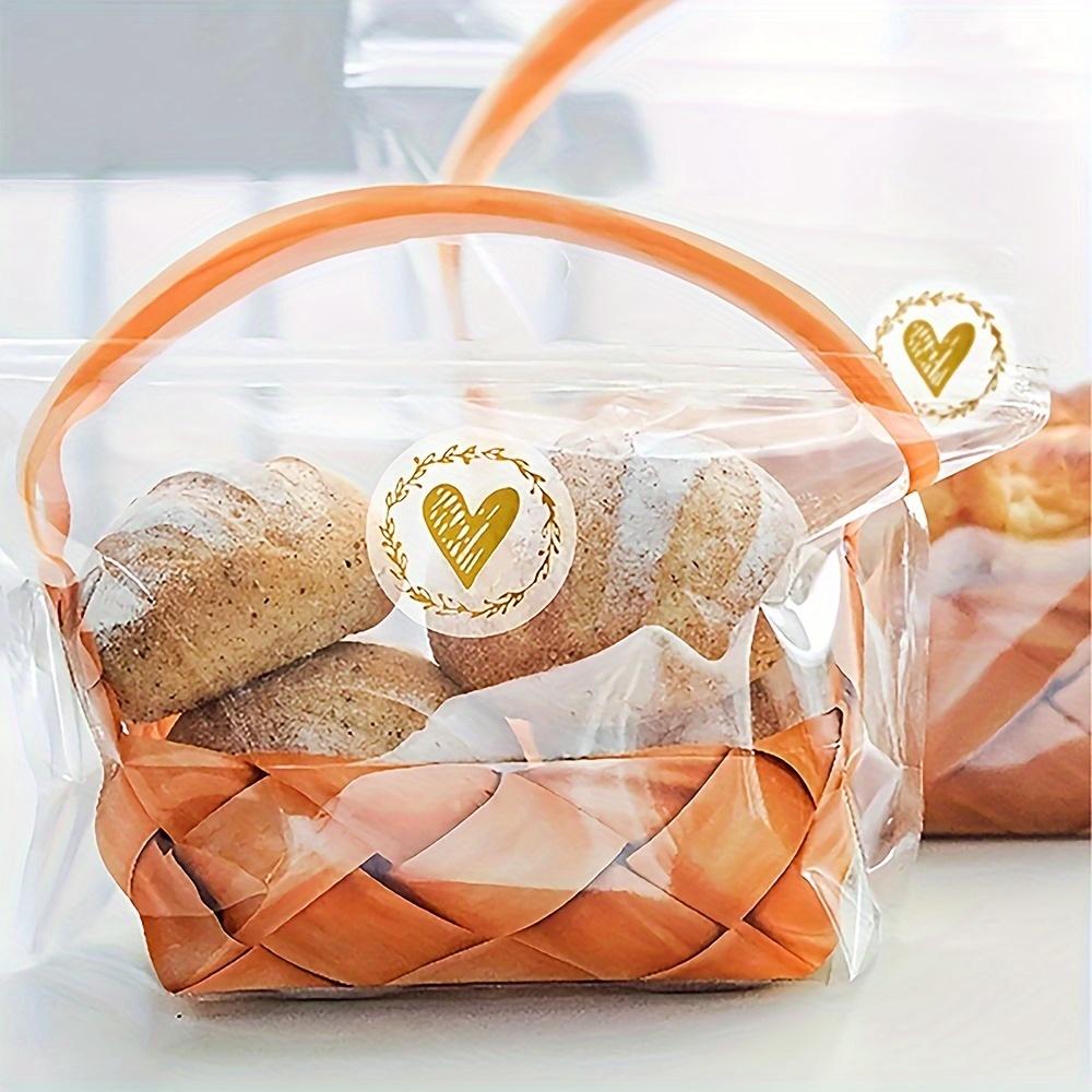 20Pcs/Sheet Heart Adhesive Packaging Label, Wedding Invitations Heart-shaped Envelope Seal Stickers, Gift Bag Packaging Box Sealing Stickers