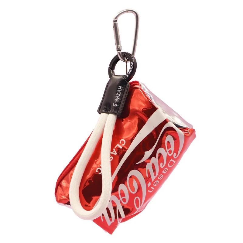 Grenzüberschreitende Coca-Cola Dosen Schlüsselanhänger Münzbörse Multifunktionale Aufbewahrungstasche Leder Material Schlüsselanhänger Schmuck Zubehör