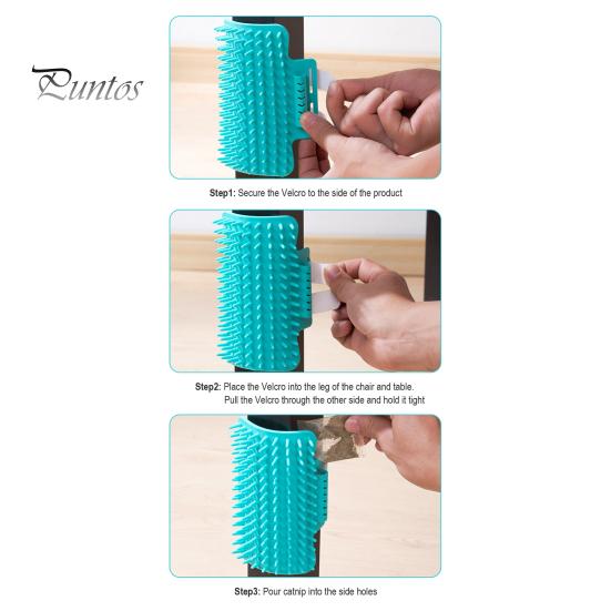 Cat Comb Soft Pet Corner Grooming Brush Kitten Hair Removal Brush Cat Scratcher Comb Pet Accessories
