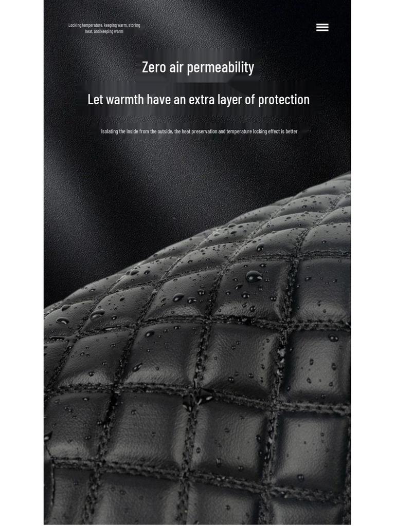 Winddichte & Wasserdichte Winter-Lenkerhandschuhe mit Fleece-Futter für Elektrofahrzeuge & Motorräder