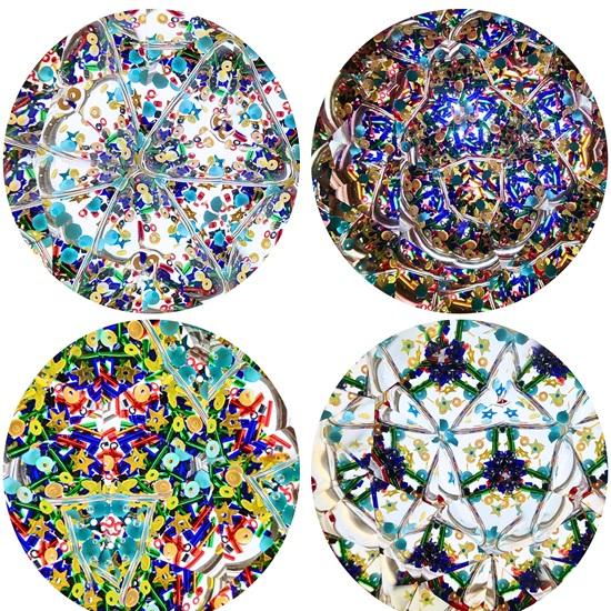 15.24 Cm Handmade Unique Kaleidoscope, Liquid Kaleidoscope with Leather Case, Christmas Gift for Kids, Birthday Gift