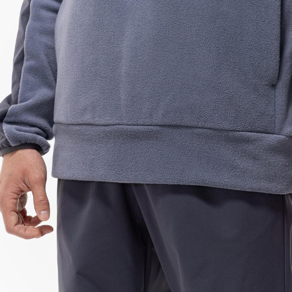 Mizuno Proof Fleece Crew Training Granito Talla 32MCC559 Ropa Repelente al Agua para Hombre, Gris, L,