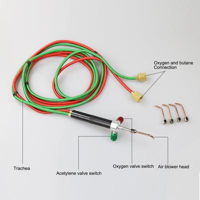 Mini Sauerstoff Kleine Taschenlampe Legierung Stahl Schweißen Taschenlampe Kit Löten Werkzeug für Acetylen