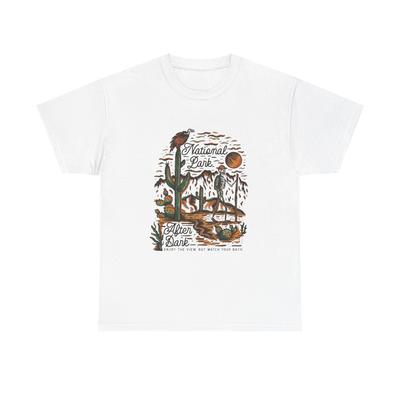 National Park After Dark Graphic T Shirt Unisex Heavy Cotton Tee Unisex T-Shirt