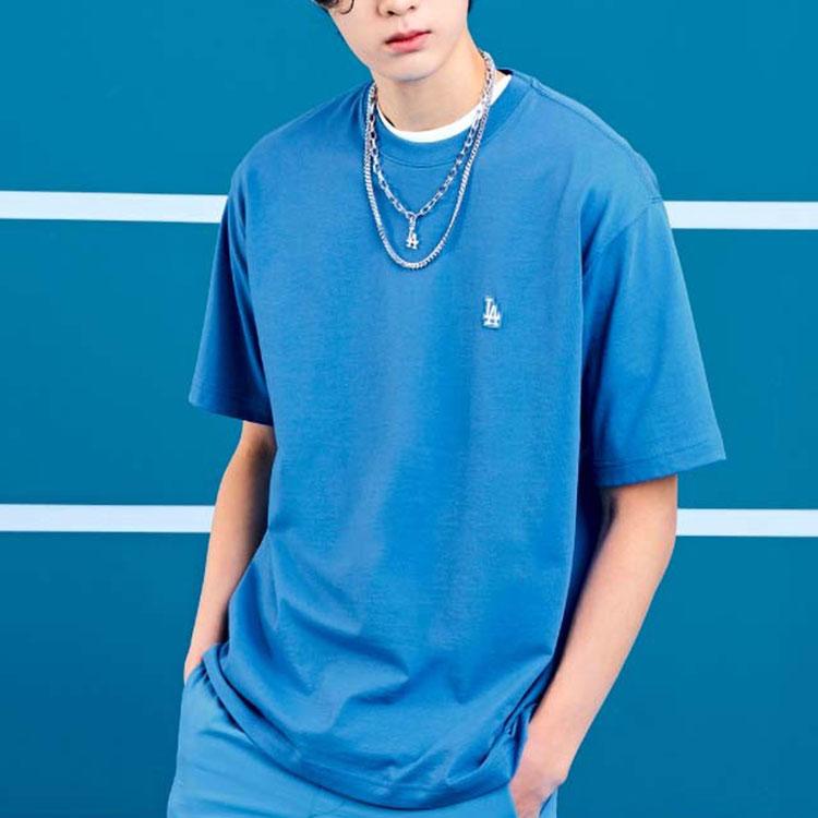 New MLB Los Angeles Dodgers T Shirts Unisex Blue 3ATS01023-07BLS