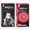 Manforce Combo - Xotic Chocolate & Litchi Flavoured | 20 Pcs |Extra Dotted, Contoured, & Lubricated Latex Condoms