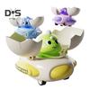 Kids Dinosaur Bumper Car Toy Collision Deformation Inertia Drive Dino Egg Flying Saucer Toddlers Boys Girls Educational Transformable Cartoon