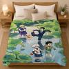 Hunter Hunter Anime Throw 240g Flannel Blanket, Suitable for Sofas, Beds, Offices,  Exquisite Gift Blankets