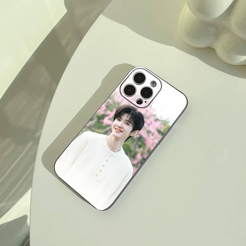C- Chen Zheyuan-Actor Phone Case For iPhone 17,16,15,14,13,12,11 Pro Max, Lightweight and Practical Soft Black Cover