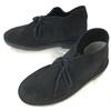 Suede Leather Crepe Desert Chukka Boots Black 41 / 6.5 / 25.5