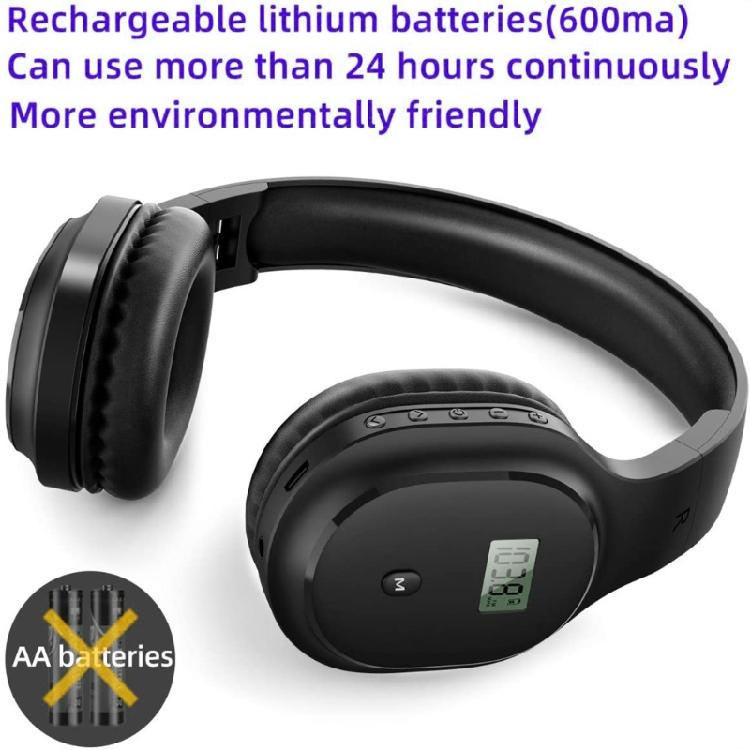 Cycling And Mowing Perfect FM Radio Headphone Adjustable FM Radio Headsets With Noise Isolation High Reception Earphones