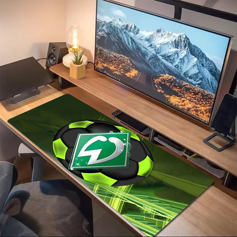 Werder Bremen Print Cushion Non-slip Laptop Tablet Big Mousepad XXL Mat Mini PC Playmat With Lock edge