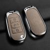 Alloy Car Key Case Cover Protector  Leather Key Holder Keychain Shell For Peugeot 208 2008 301 308 3008 Rcz 508 408 2008 307