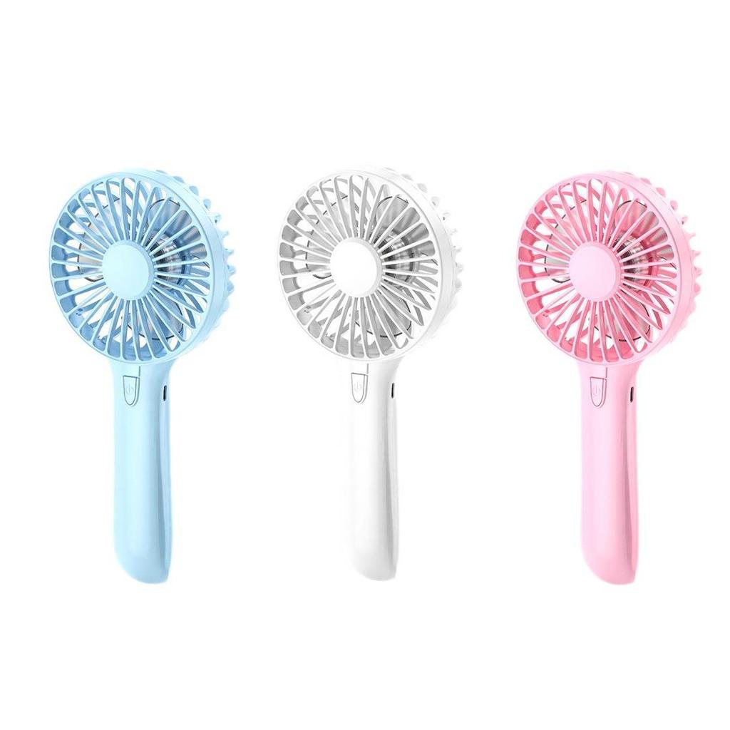USB Rechargeable Cartoon Handheld Mini Fan - Portable for Travel, Student Use, Household, and Gifts.