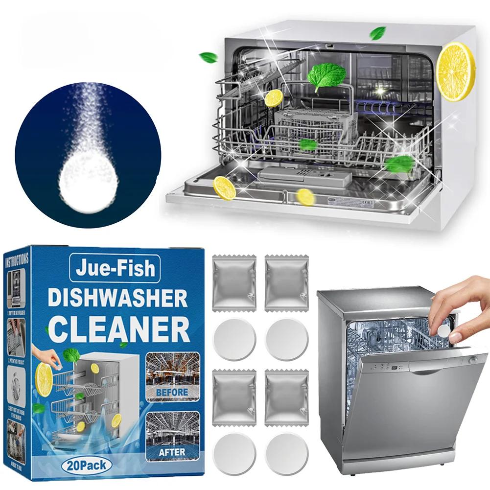 Deodorizing Tablets, Dishwasher Cleaning Tablets, Remove Scale and Strong Odors, Oil Stains, and Dishwashers