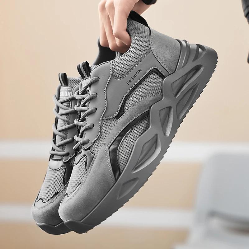 Men's Fashion New Summer Casual Sports Mesh Breathable Soft Sole Wear-resistant Shock-absorbing  Rebound Anti Slip Sports Shoes