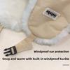 Cold-resistant Windproof Fleece Hats for Women Thick Warm Ear-protecting Cotton Hat for Autumn and Winter Skiing and Flight Caps