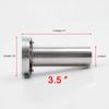 Premium Quality 4.5" Round Tip Removable Adjustable Silencer Exhaust Catback System
