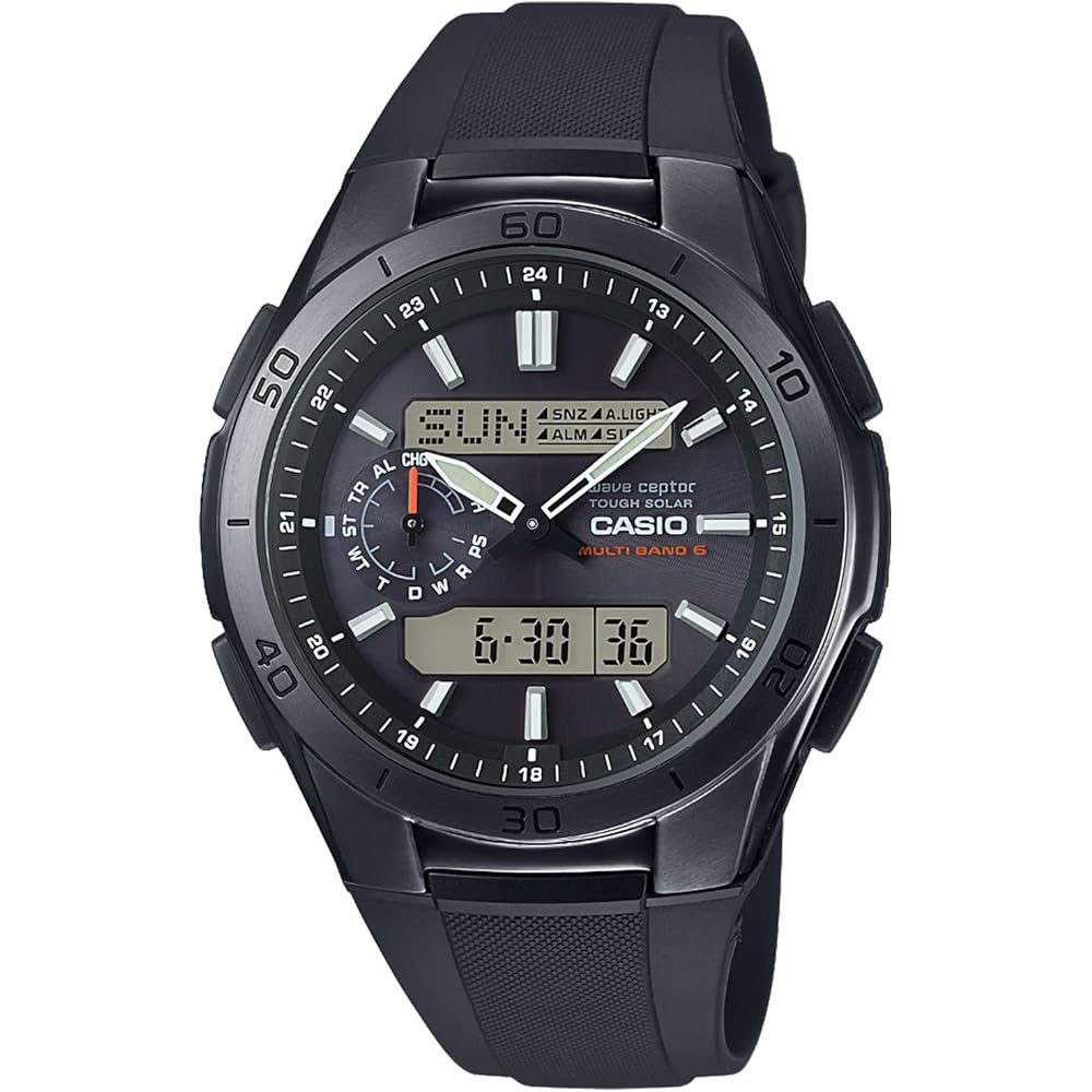 Casio Waveceptor Solar Radio-Controlled Watch WVA-M650B-1AJF Black Men s Timepiece